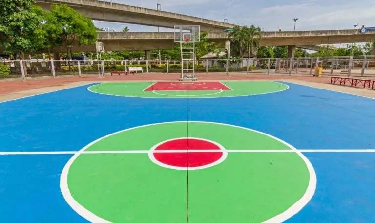 VersaCourt  Half Court Basketball Court Kits