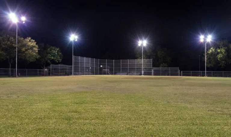 baseball field lighting cost