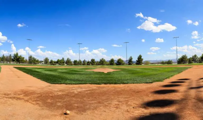 LED baseball field lighting system