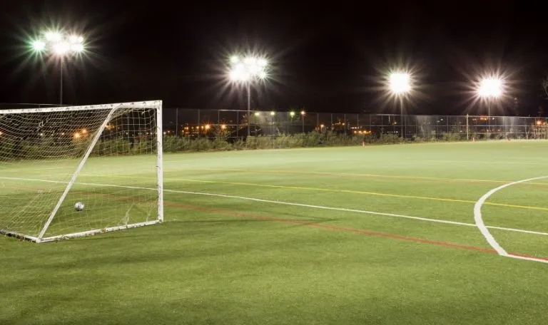 soccer field lighting cost
