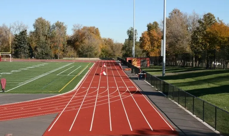high school running track