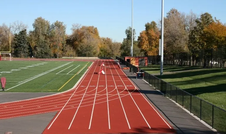 How to build a running track for a high school or college