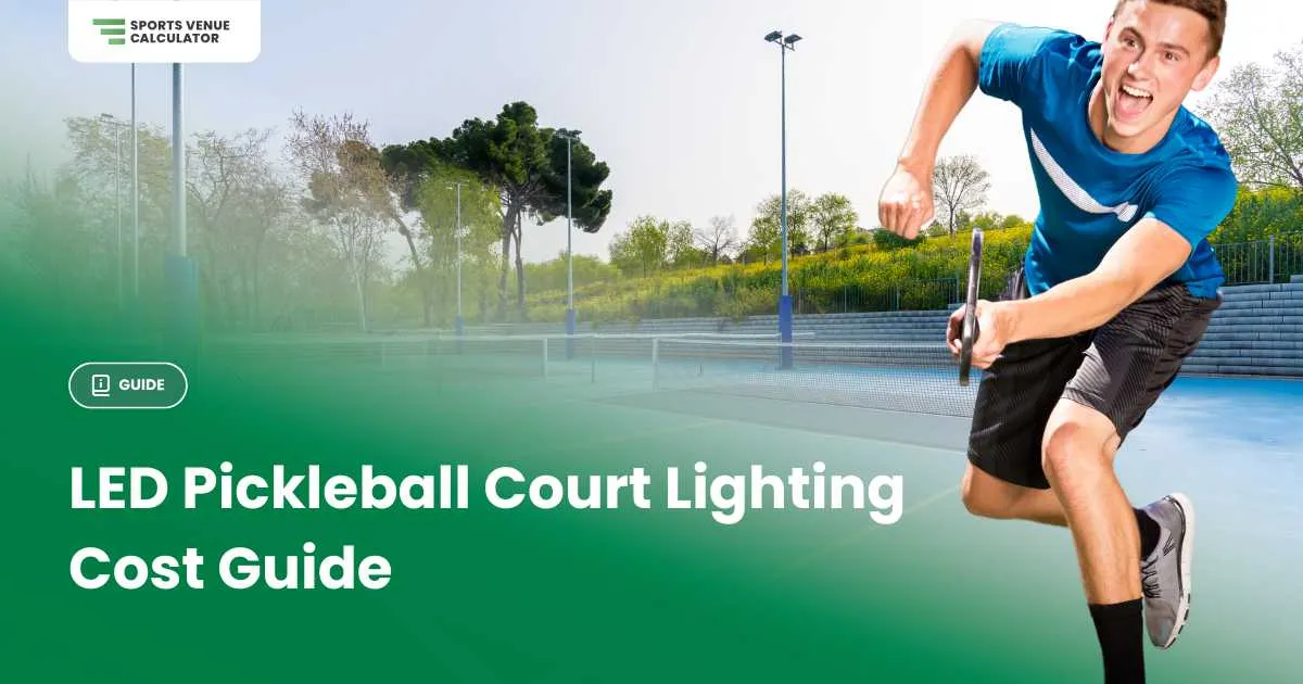 LED pickleball court Lighting cost Guide