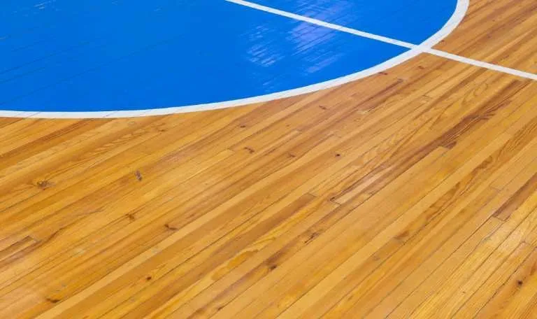 Wood gym best sale floor cost