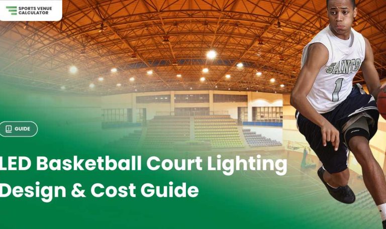 LED basketball court Lighting design and cost Guide