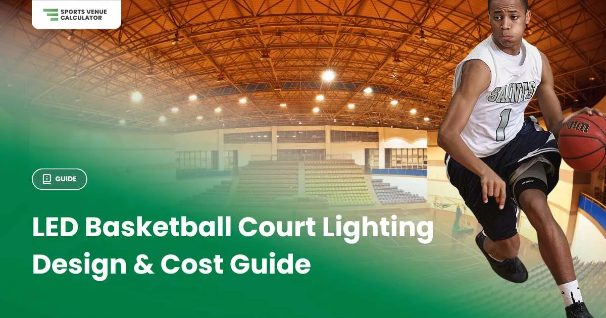 LED basketball court Lighting design and cost Guide