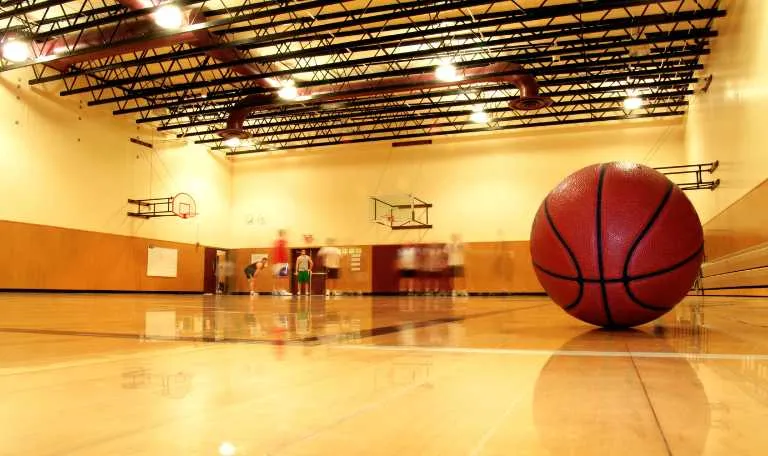 basketball court lighting