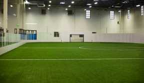 indoor soccer field cost
