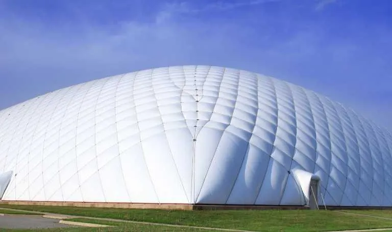 Indoor store football dome