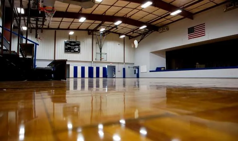 gymnasium floor resurfacing