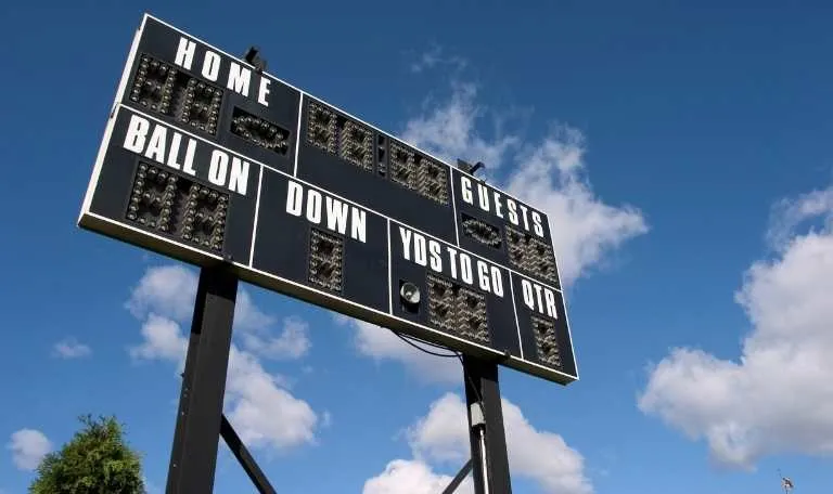 Scoreboards suitable for each sport and facility