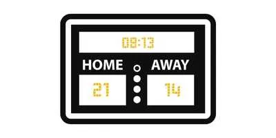 4 Digit football scoreboard