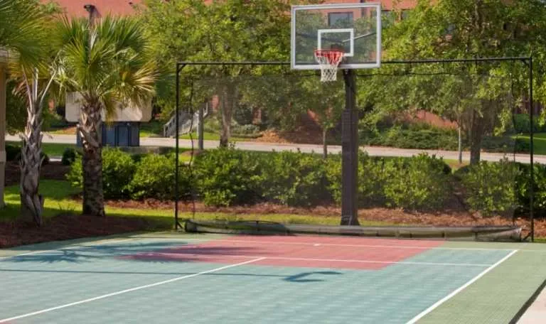 modular basketball court tiles