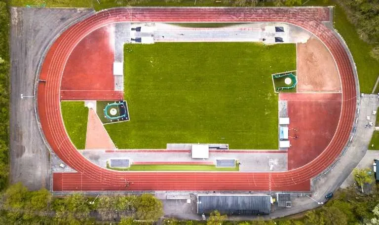 How to build a running track for a high school or college? - Sports Venue  Calculator