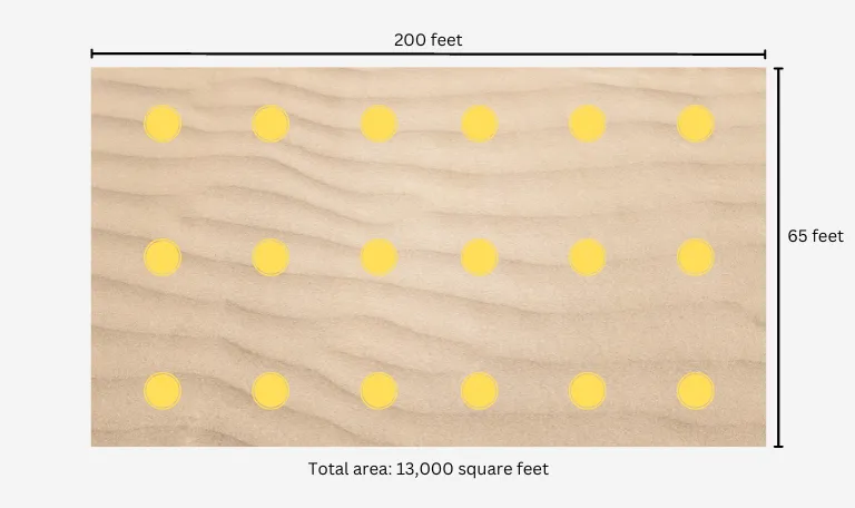 horse arena lighting layout