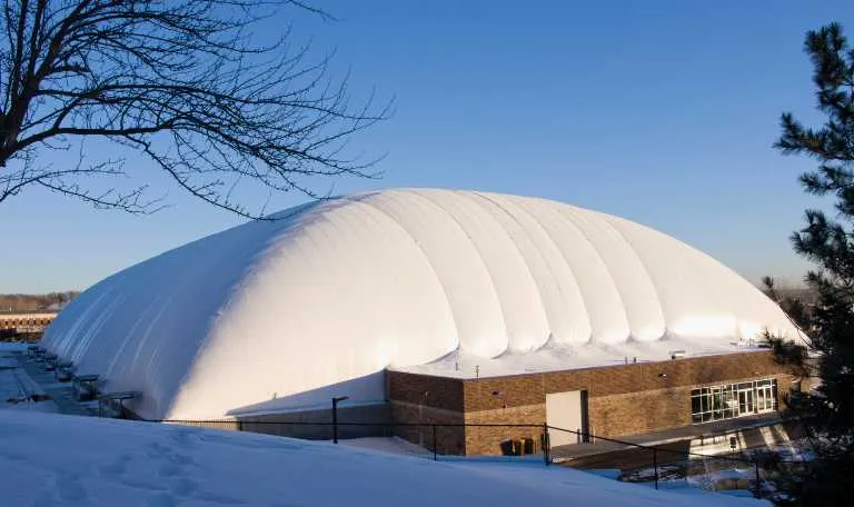 how do sports domes work