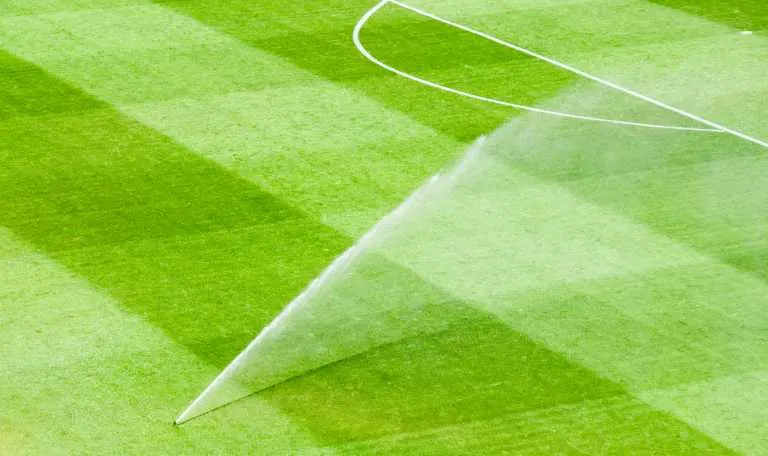 sports field sprinkler system cost
