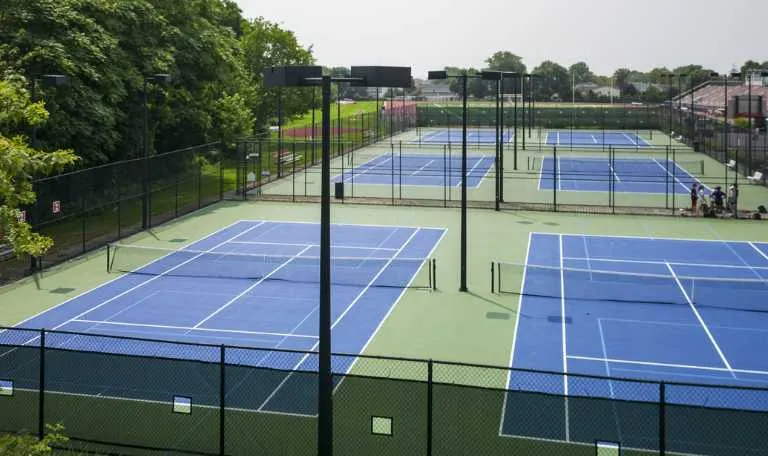 tennis court construction in dallas