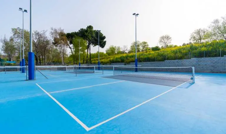 pickleball court construction texas