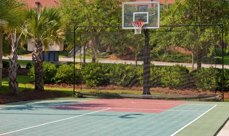 outdoor basketball court installation guidelines