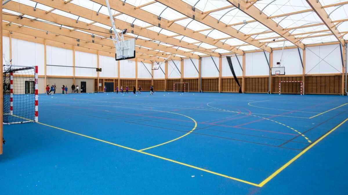 smc2 timber frame sports structure