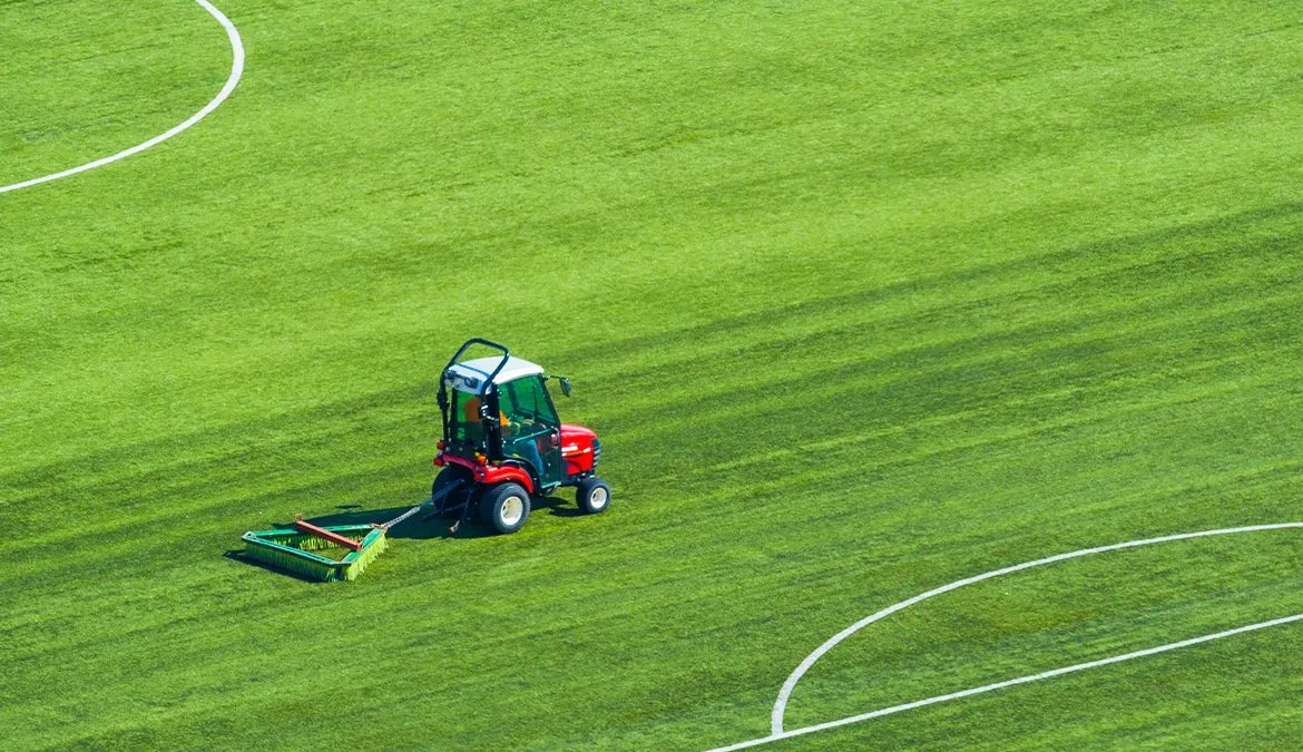 artificial turf field maintenance machine professional