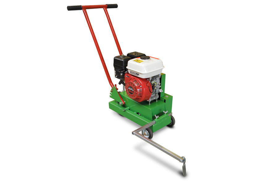 running track surface cutting machine