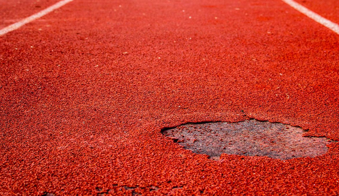 running track maintenance equipment