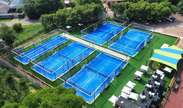 The Net Padel Club in South Africa installed by MejorSet
