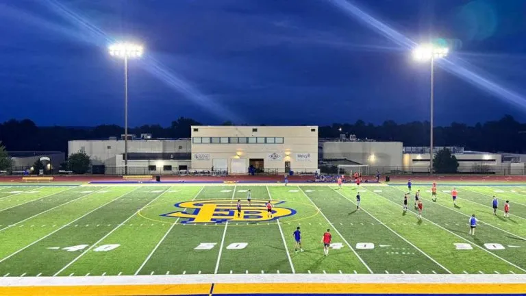 led lighting supply football lighting installation st