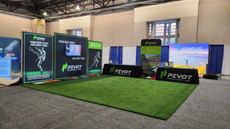 tencate pivot turf on display at NATA 2026