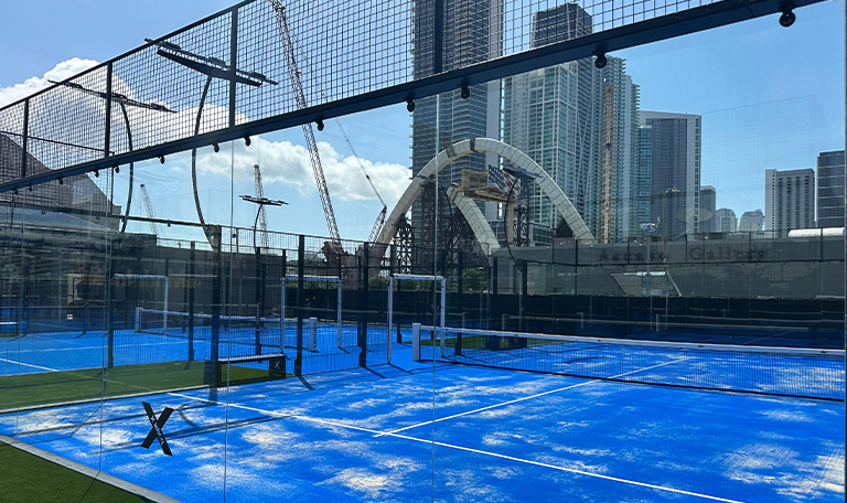 padel x padel court installation by mejorset