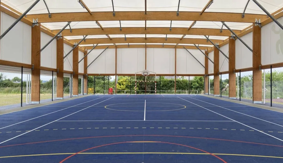 9,770 sq ft covered sports hall to boost physical activity