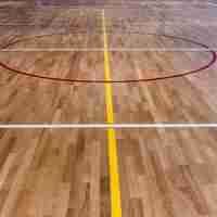 wooden gymnasium floor